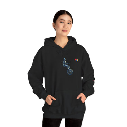 Unicyclist Art Hoodie - Cozy Unisex Sweatshirt, Perfect Everyday Casual Wear