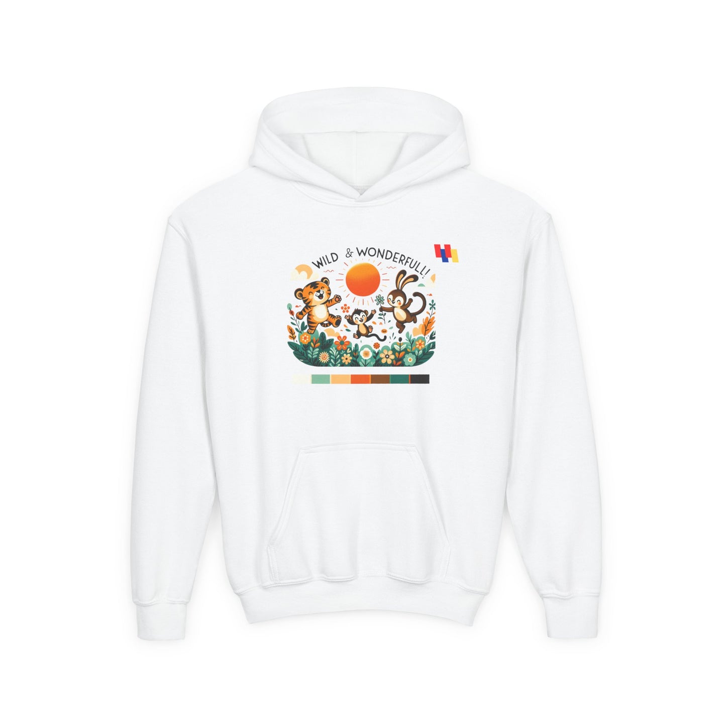 Obay Wild & Wonderful Youth Hoodie - Cozy Animal Design for Adventurous Kids