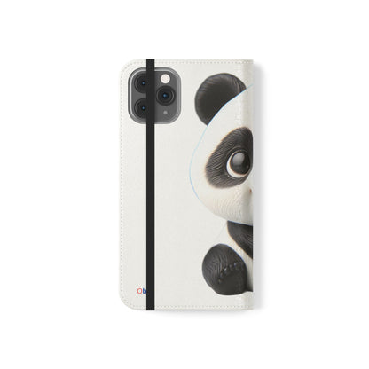 PandaPal Cute Panda Flip Case - Stylish Protection for Kids' Phones, Perfect Gift for Animal Lovers