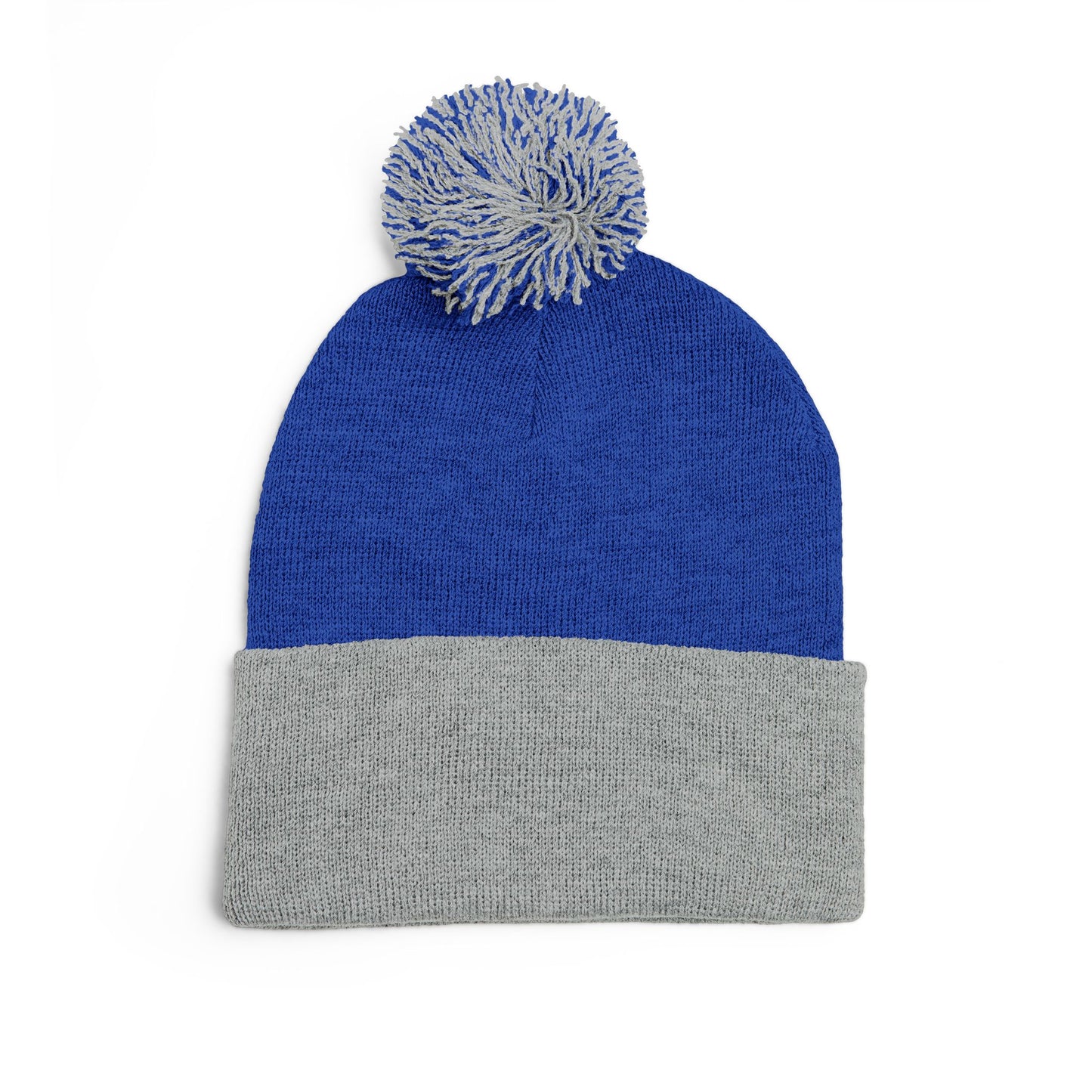 Premium Embroidered Pom-Pom Winter Beanie - Cozy Knit Cap for Ultimate Warmth & Style