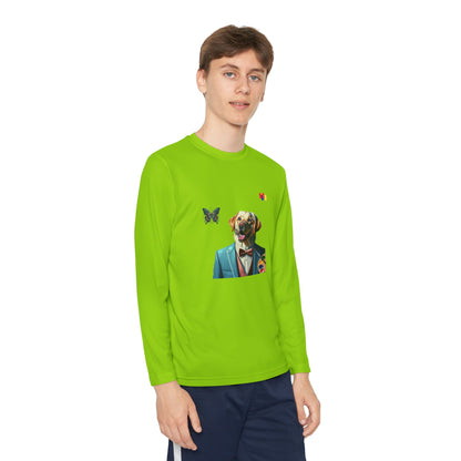 Paws Claws Youth Dog-Themed Long Sleeve Tee - Fun Gift for Animal Lovers, Perfect for Everyday Wear