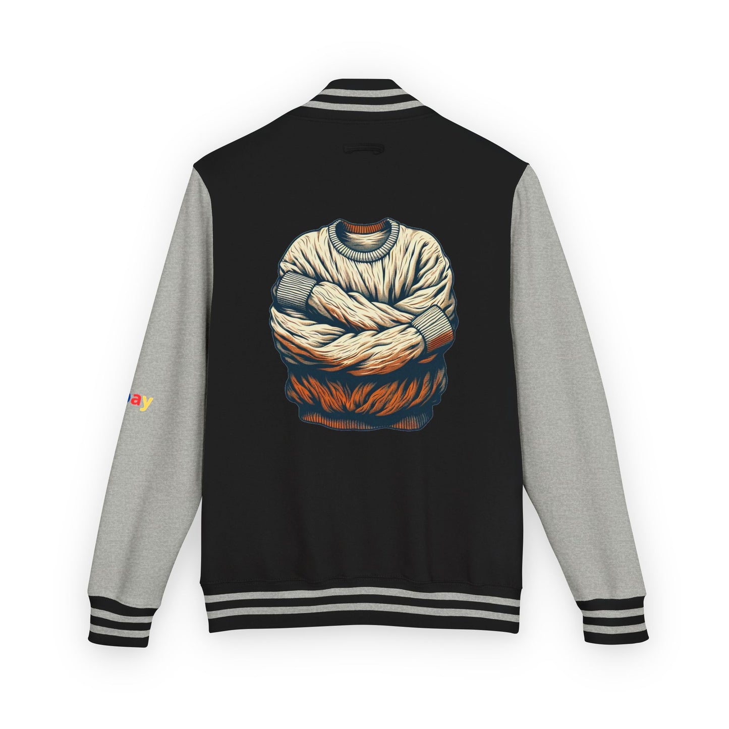 Premium Heavyweight Letterman Jacket - Vintage Athletic Style