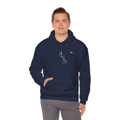 Unicyclist Art Hoodie - Cozy Unisex Sweatshirt, Perfect Everyday Casual Wear