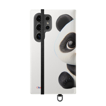 PandaPal Cute Panda Flip Case - Stylish Protection for Kids' Phones, Perfect Gift for Animal Lovers
