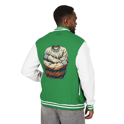 Premium Heavyweight Letterman Jacket - Vintage Athletic Style