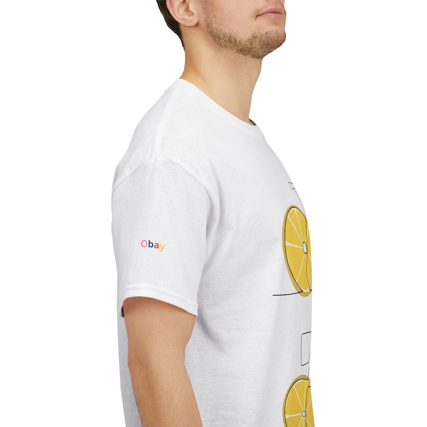 Lemon Bicycle Unisex Heavy Cotton Tee - Fun Graphic Shirt for Cyclists