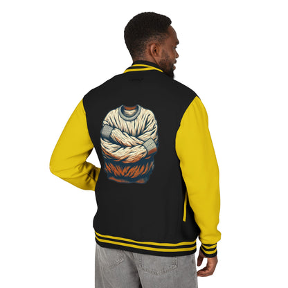 Premium Heavyweight Letterman Jacket - Vintage Athletic Style