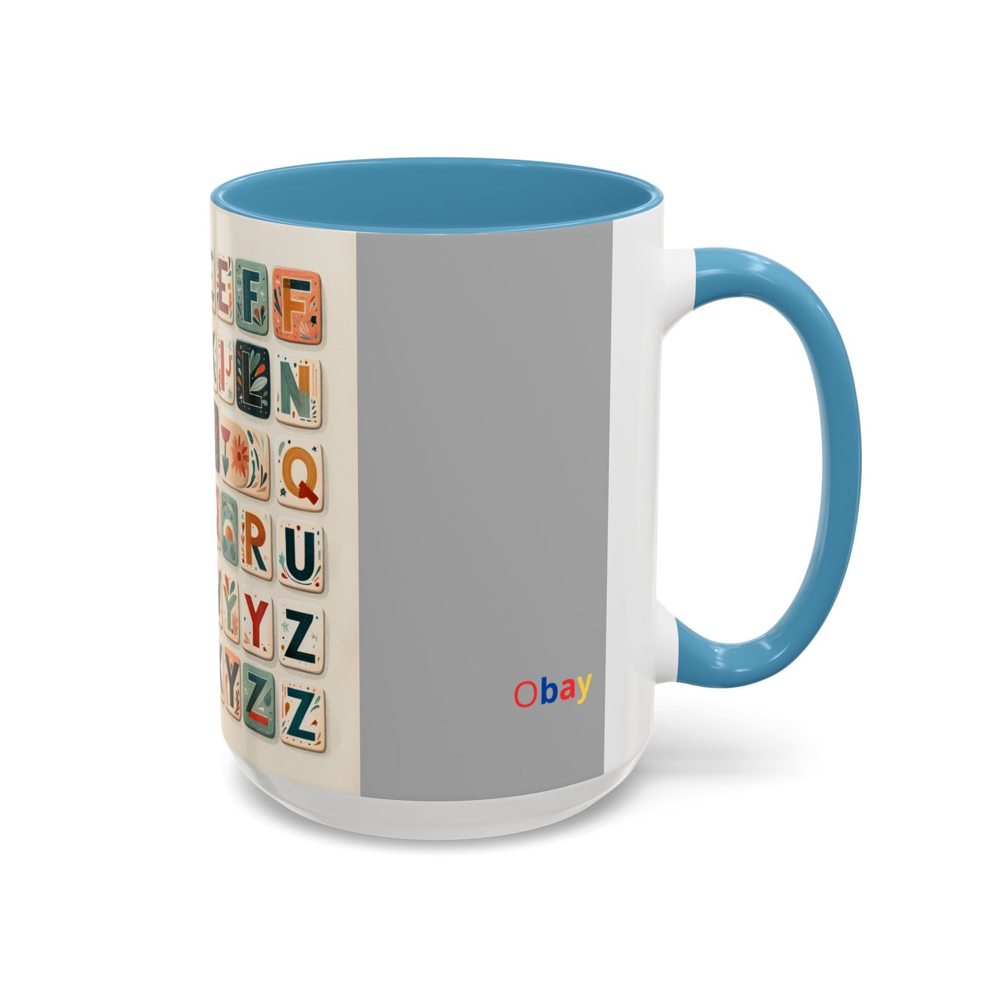 Obay Charming Coffee Mug with Alphabet Design