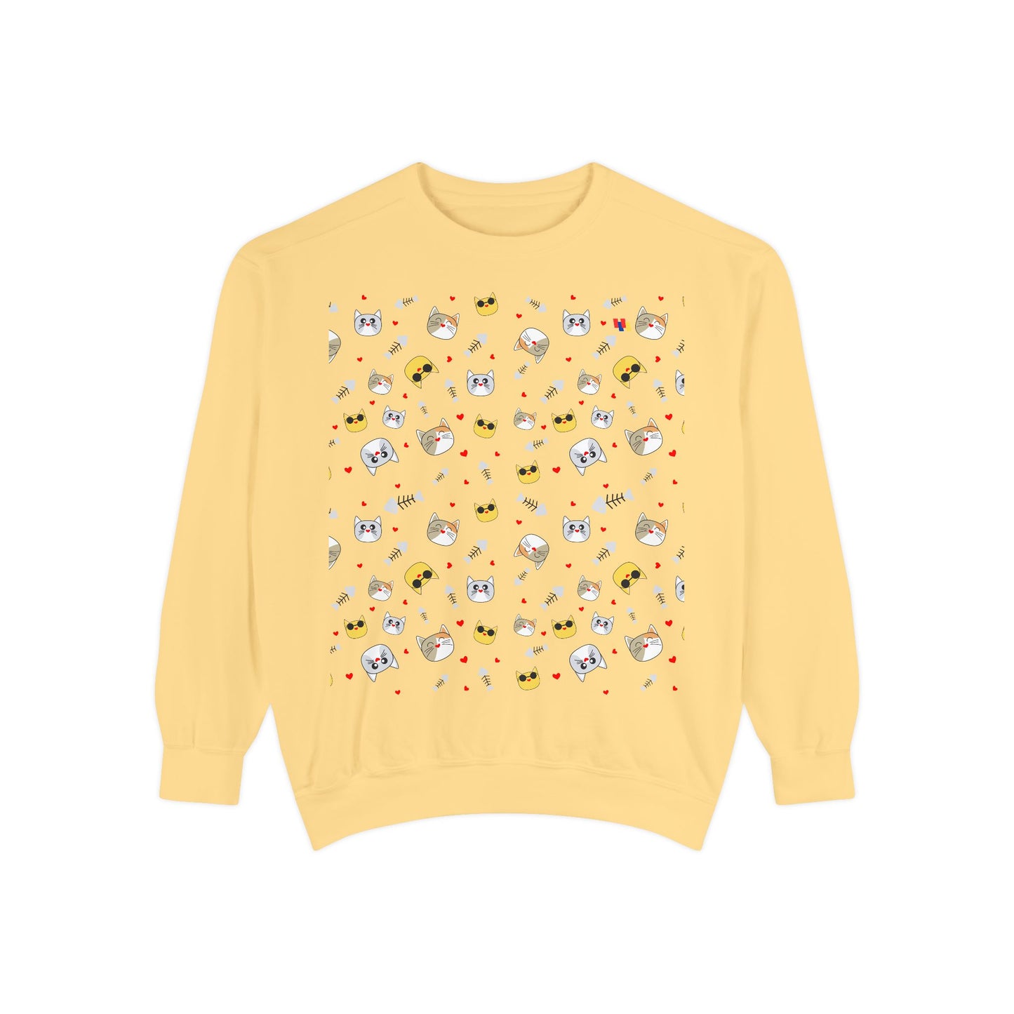 Adorable Cat Lover's Dream Sweatshirt - Ultra-Cozy Unisex Design