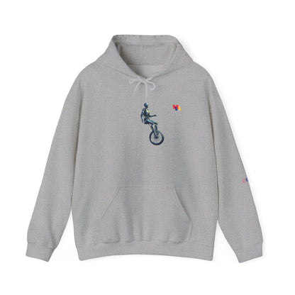 Unicyclist Art Hoodie - Cozy Unisex Sweatshirt, Perfect Everyday Casual Wear