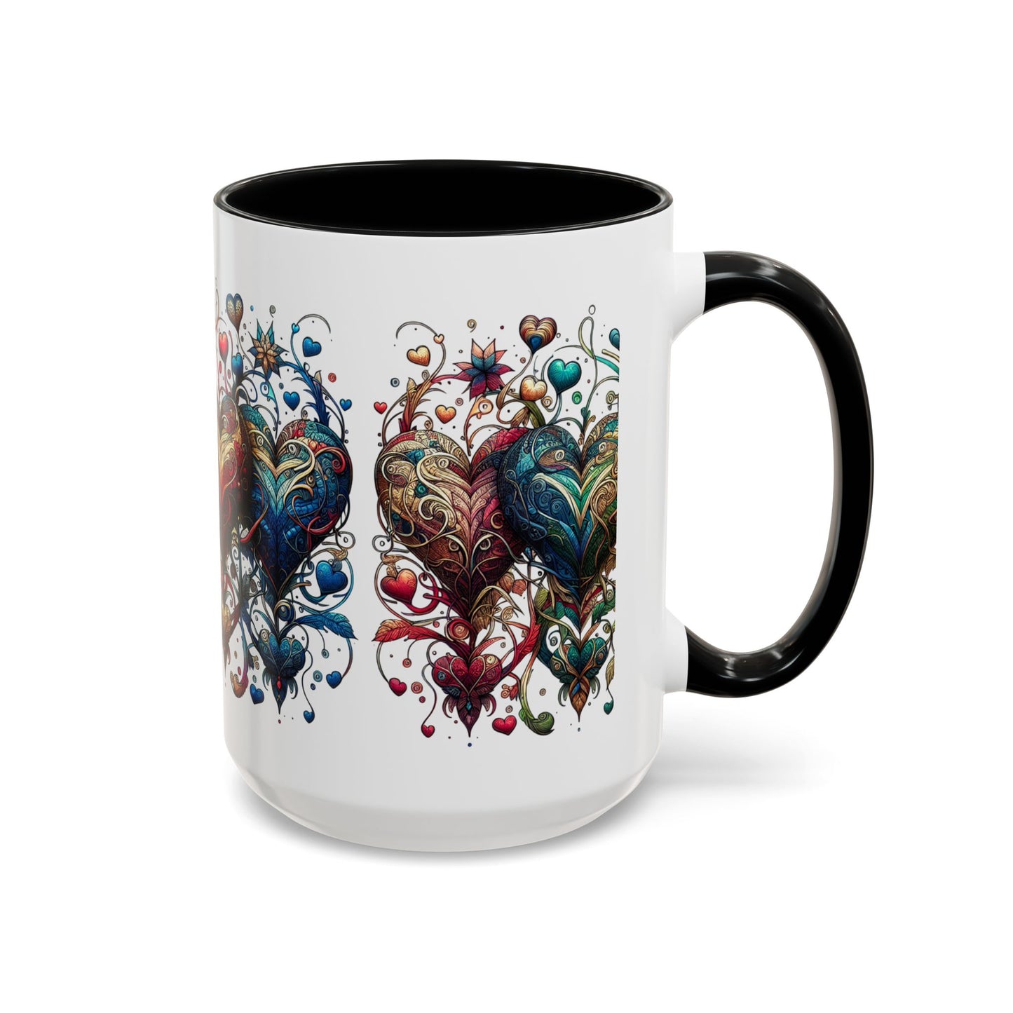 Romantic Heart Coffee Mug - Perfect for Coffee Lovers
