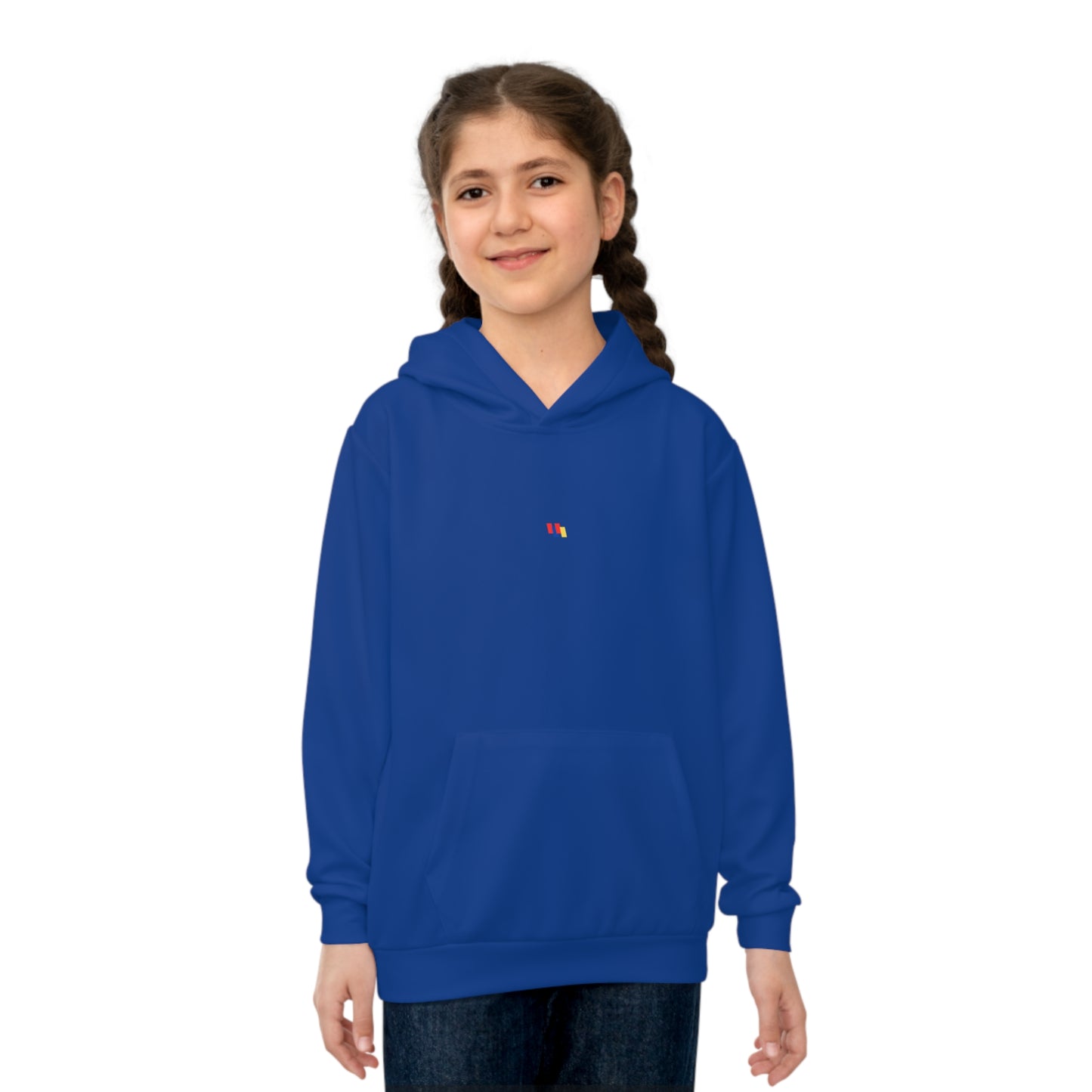 Bright Blue Adventure Hoodie for Kids | Ultra-Soft Nature Design Pullover