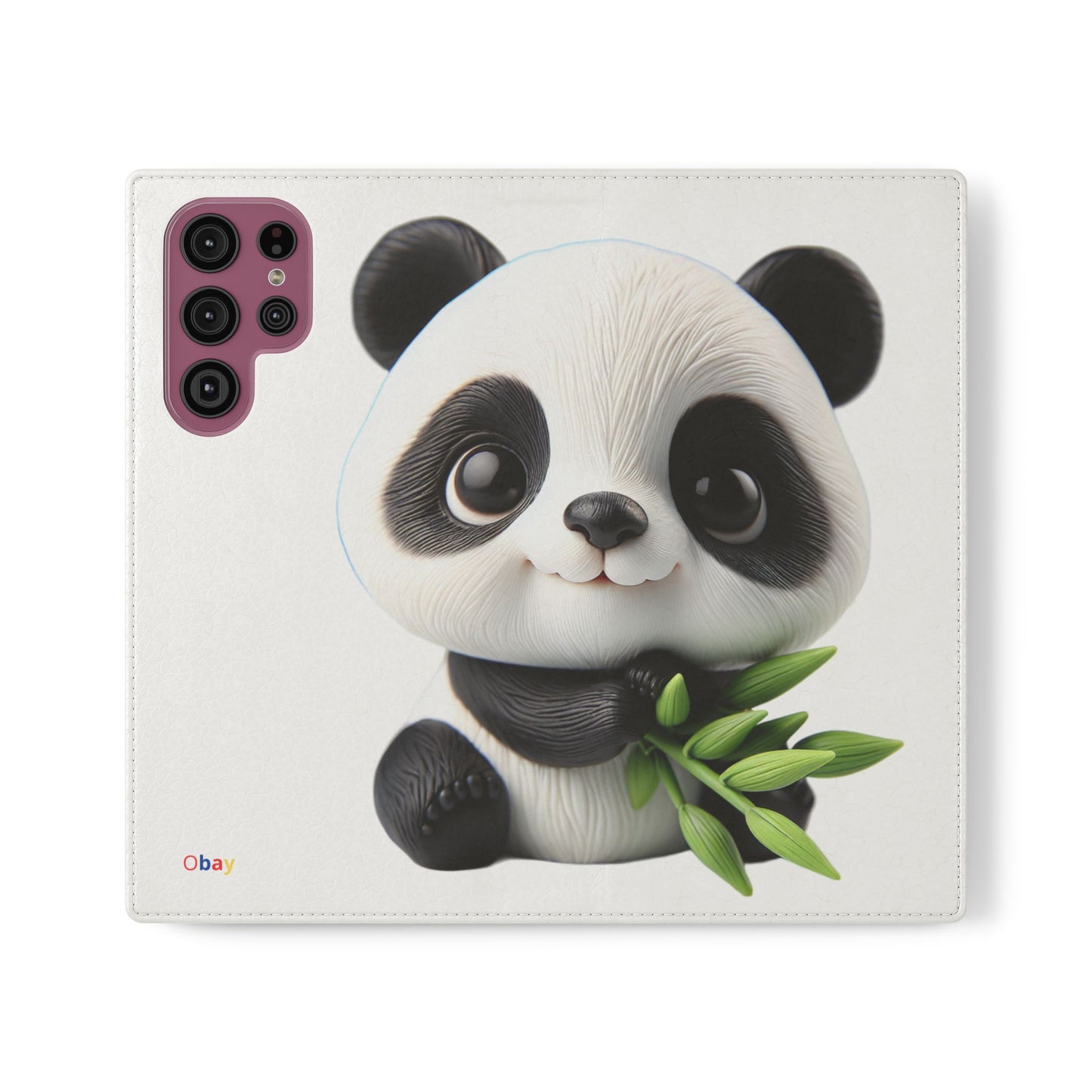 PandaPal Cute Panda Flip Case - Stylish Protection for Kids' Phones, Perfect Gift for Animal Lovers