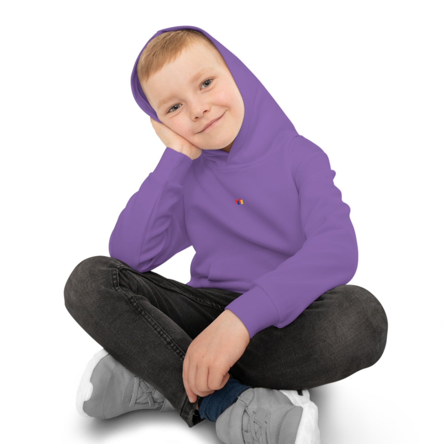 Vibrant Purple Kids Adventure Hoodie - Ultra-Soft Comfort