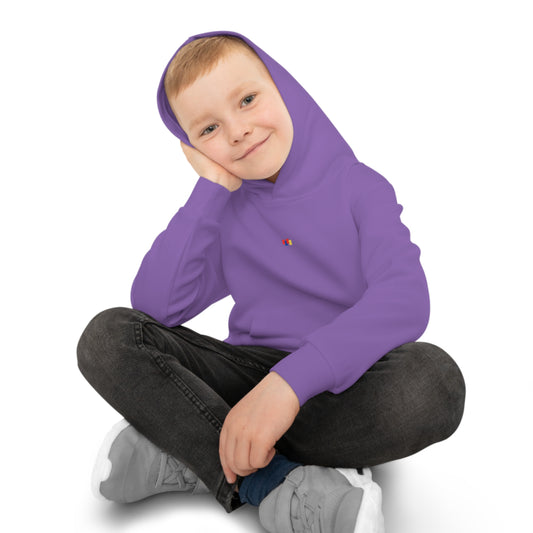 Vibrant Purple Kids Adventure Hoodie - Ultra-Soft Comfort