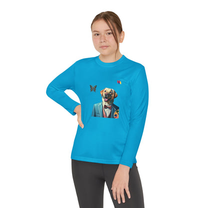 Paws Claws Youth Dog-Themed Long Sleeve Tee - Fun Gift for Animal Lovers, Perfect for Everyday Wear