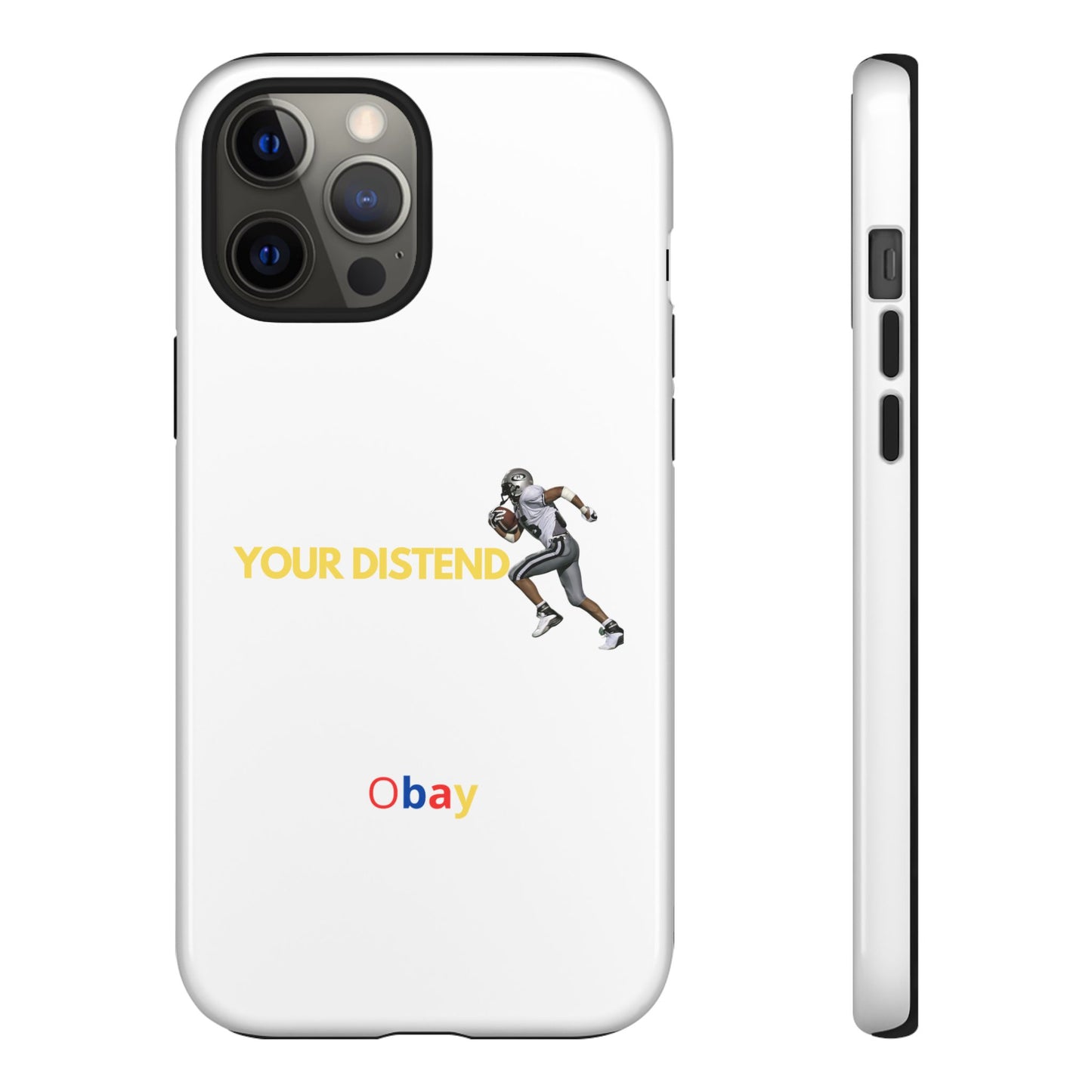 Athlete’s Edge Customizable Tough Phone Case - Durable Sports Design for iPhone, Perfect Personalized Gift for Sports Lovers