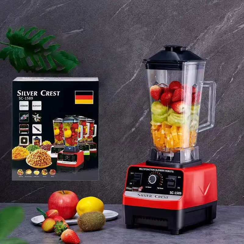 Heavy Duty Commercial Kitchen Mixer & Food Processor - Multi-Function Blender for Smoothies, Juices & Baby Food