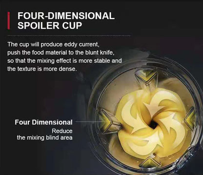 Heavy Duty Commercial Kitchen Mixer & Food Processor - Multi-Function Blender for Smoothies, Juices & Baby Food