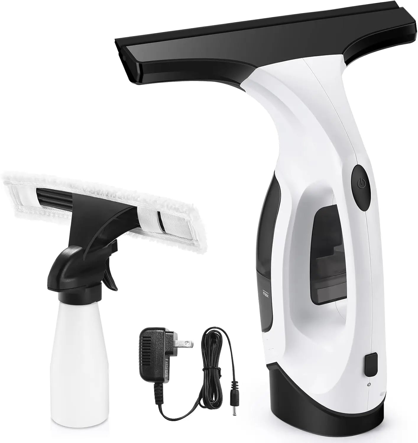 Cordless Window Vacuum Cleaner - Professional Electric Streak-Free Cleaning