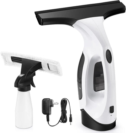 Cordless Window Vacuum Cleaner - Professional Electric Streak-Free Cleaning