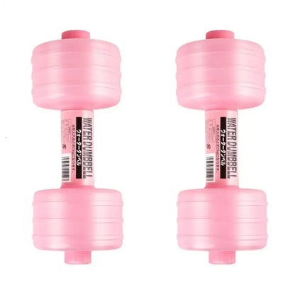 Adjustable Water Dumbbells Set 2pcs - 1000ml Women's Fitness Equipment
