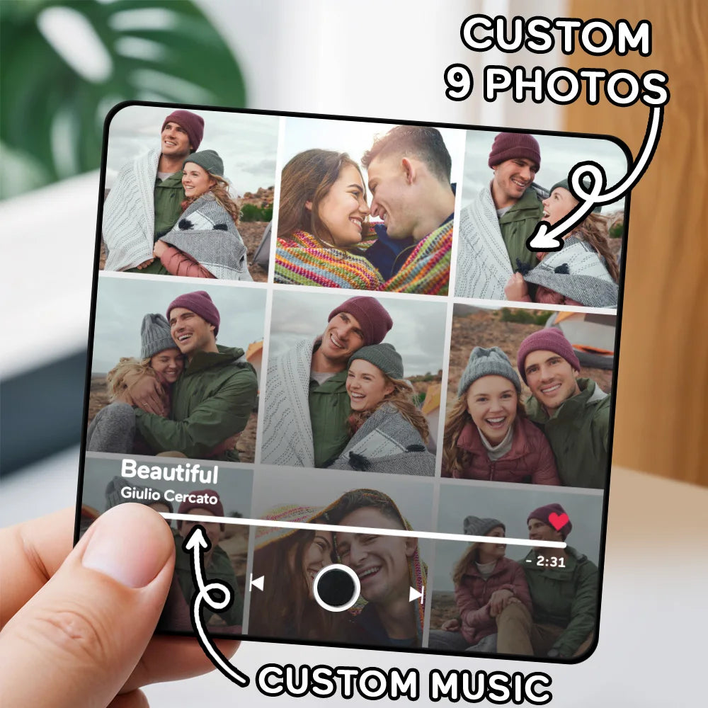 Fridgebeats™ 3.0 Personalized Music Fridge Magnet - Unique Gift for Music Lovers