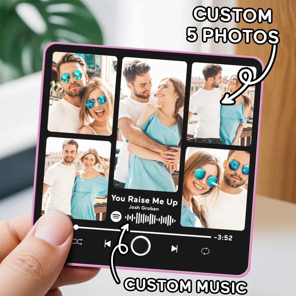 Fridgebeats™ 3.0 Personalized Music Fridge Magnet - Unique Gift for Music Lovers