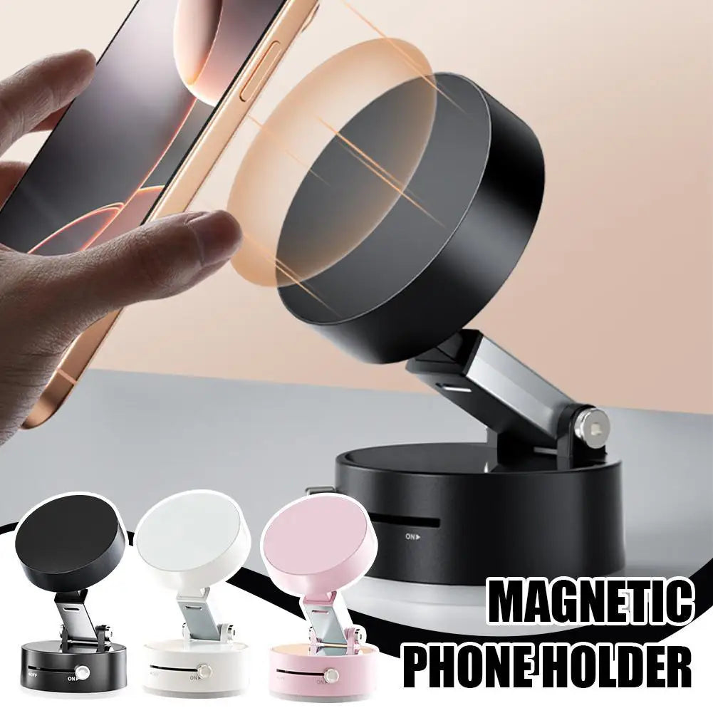 Magnetic Phone Holder - Double-Sided Suction Cup - Top-Rated & User-Friendly