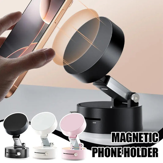 Magnetic Phone Holder - Double-Sided Suction Cup - Top-Rated & User-Friendly