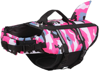 Premium Dog Life Jacket - Buoyant Swimming Safety Vest with Harness