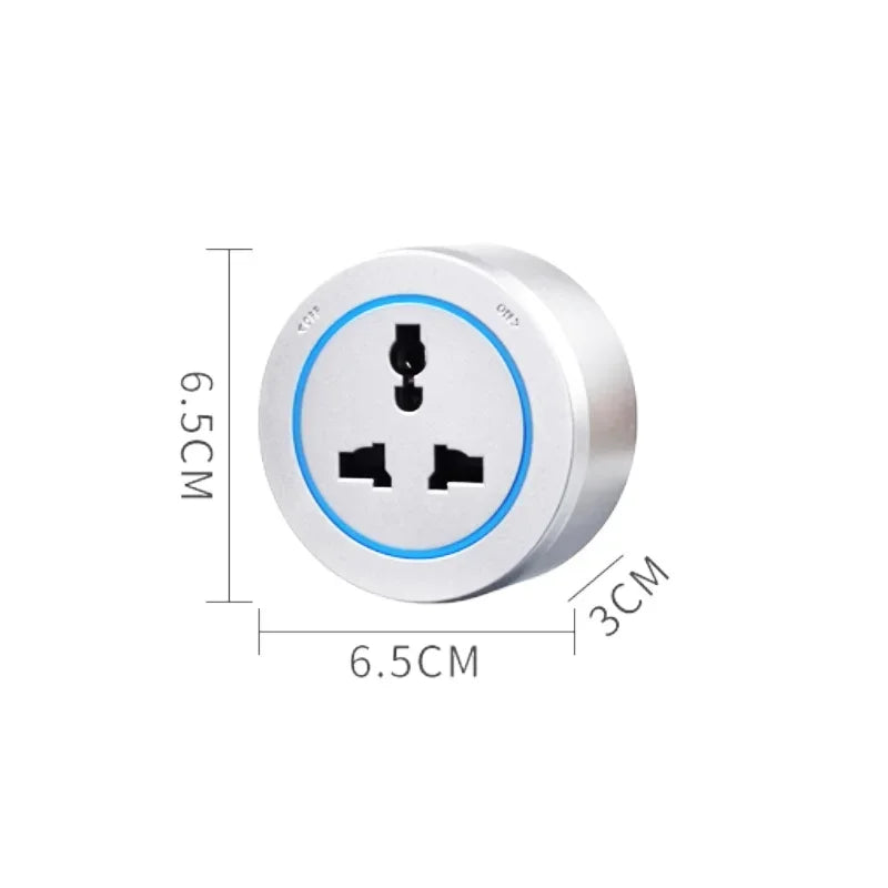 Universal Track Socket with USB - Works with FR/EU/US/UK Plugs | Modern Kitchen Wall Outlet