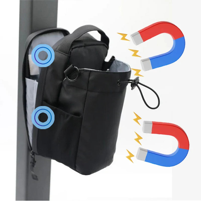 Magnetic Gym Bag - Large Capacity Water Bottle Carrier with Phone Pocket