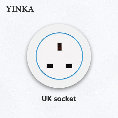 Universal Track Socket with USB - Works with FR/EU/US/UK Plugs | Modern Kitchen Wall Outlet