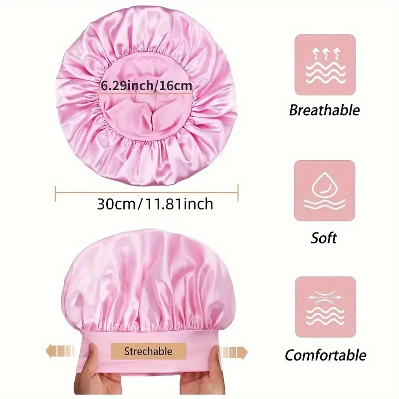 Heatless Curling Rod Headband Set with Satin Bonnet