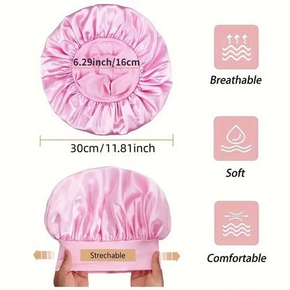 Heatless Curling Rod Headband Set with Satin Bonnet