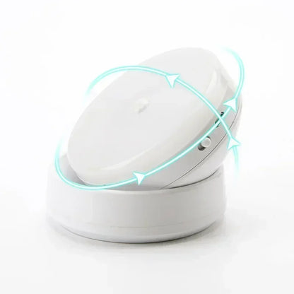 Motion Sensor Night Light - Rechargeable LED Lamp with 360° Rotating Magnetic Base