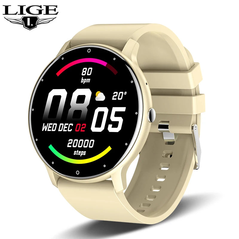 LIGE Smart Watch - Bluetooth Call, Fitness Tracker & IP67 Waterproof