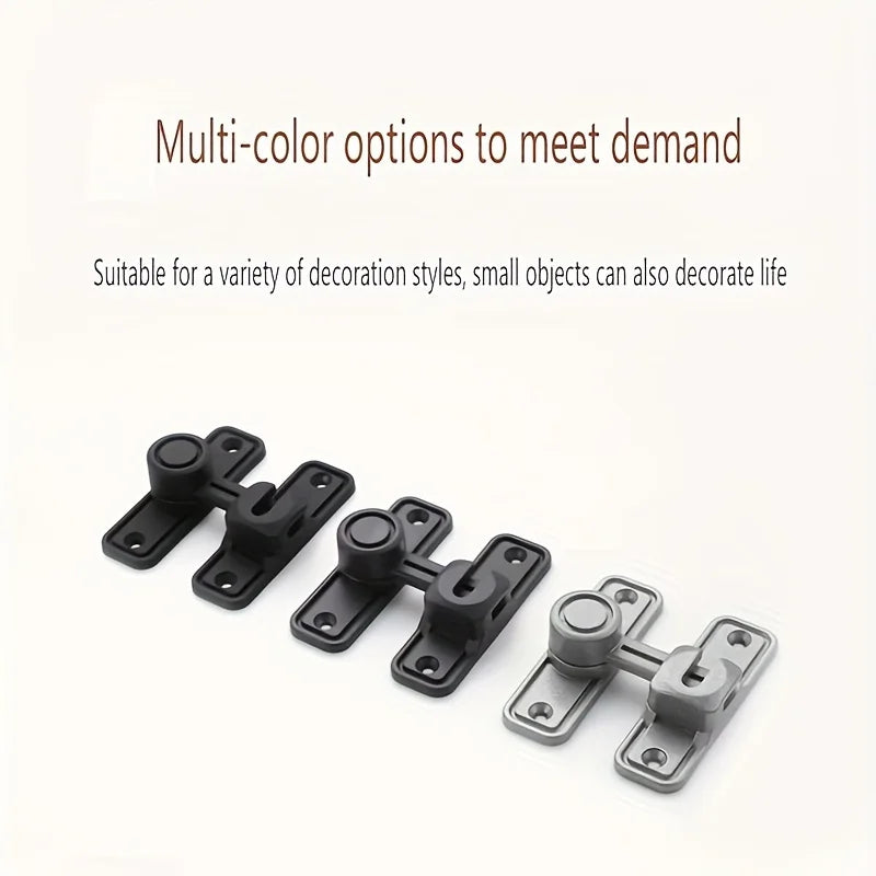 90° Heavy Duty Barn Door Lock - Premium Right Angle Latch for Sliding Doors