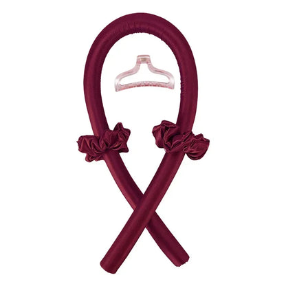 Heatless Curling Rod Headband Set with Satin Bonnet