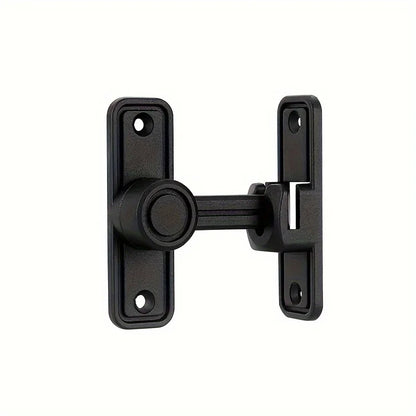 90° Heavy Duty Barn Door Lock - Premium Right Angle Latch for Sliding Doors