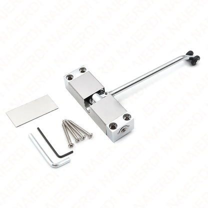 Stainless Steel Automatic Door Closer - Adjustable Spring Hinge