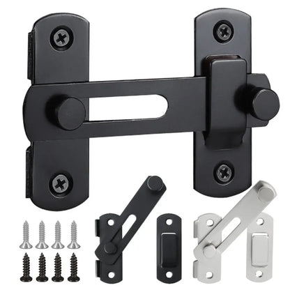 Premium Stainless Steel Toggle Latch - Heavy-Duty 180° Barn Door Lock
