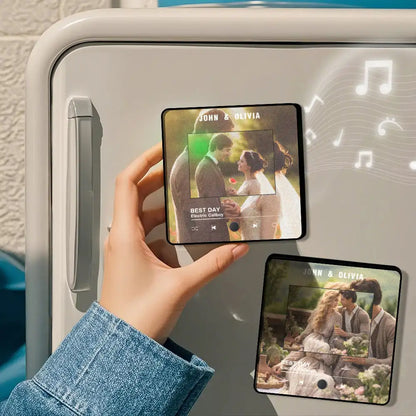 Fridgebeats™ 3.0 Personalized Music Fridge Magnet - Unique Gift for Music Lovers