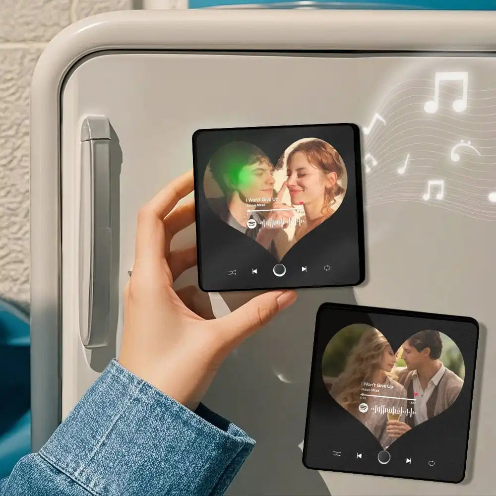 Fridgebeats™ 3.0 Personalized Music Fridge Magnet - Unique Gift for Music Lovers
