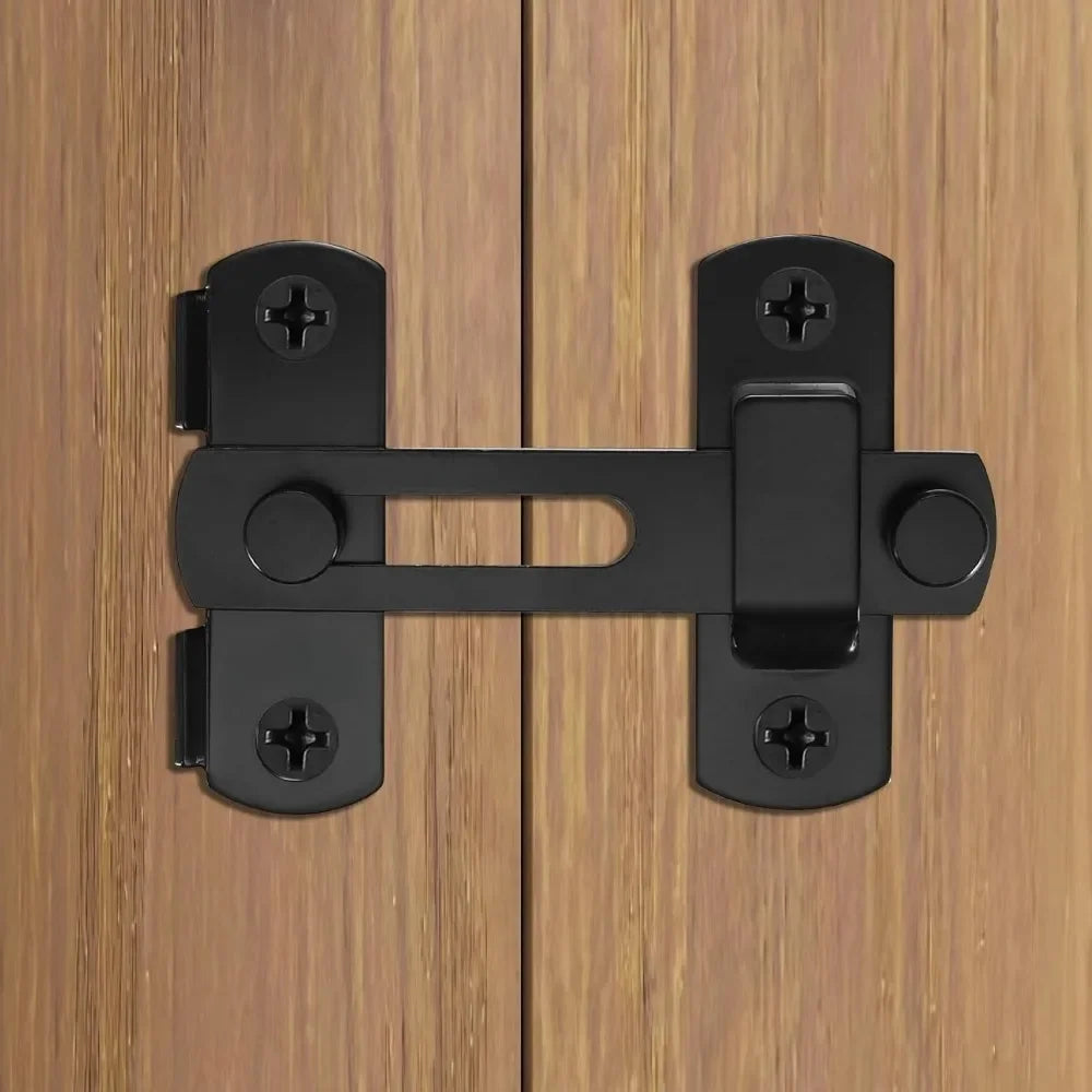 Premium Stainless Steel Toggle Latch - Heavy-Duty 180° Barn Door Lock