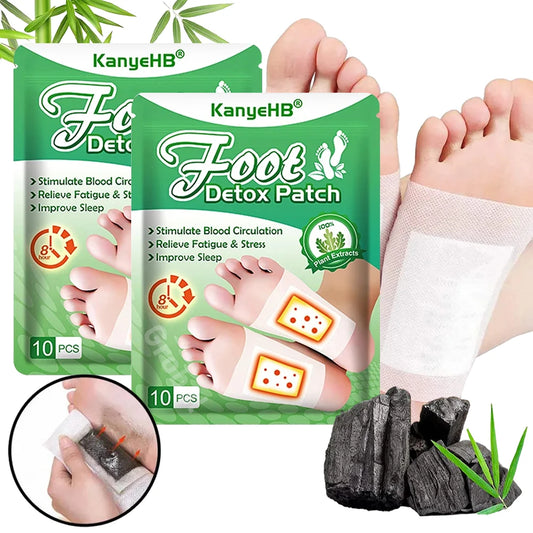 Organic Ginger & Wormwood Foot Patches - Deep Sleep & Stress Relief