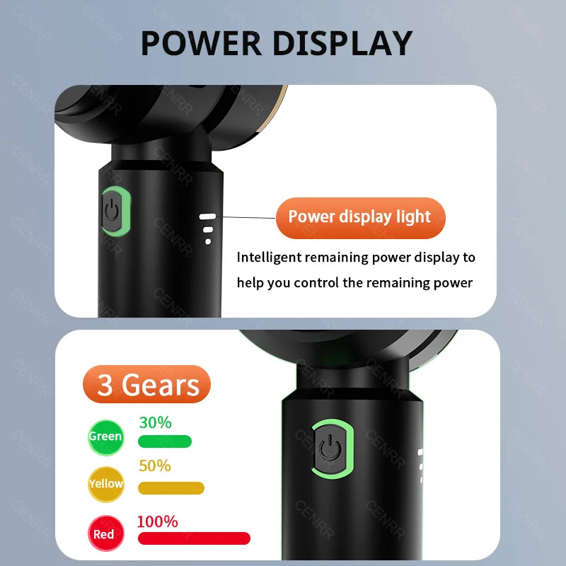 Portable Wireless Car Vacuum Cleaner - Handheld with 4 HEPA Filters