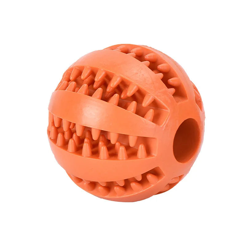 Interactive Dog Toy Ball - Rubber Chew & Treat Feeder