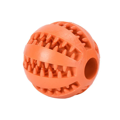 Interactive Dog Toy Ball - Rubber Chew & Treat Feeder